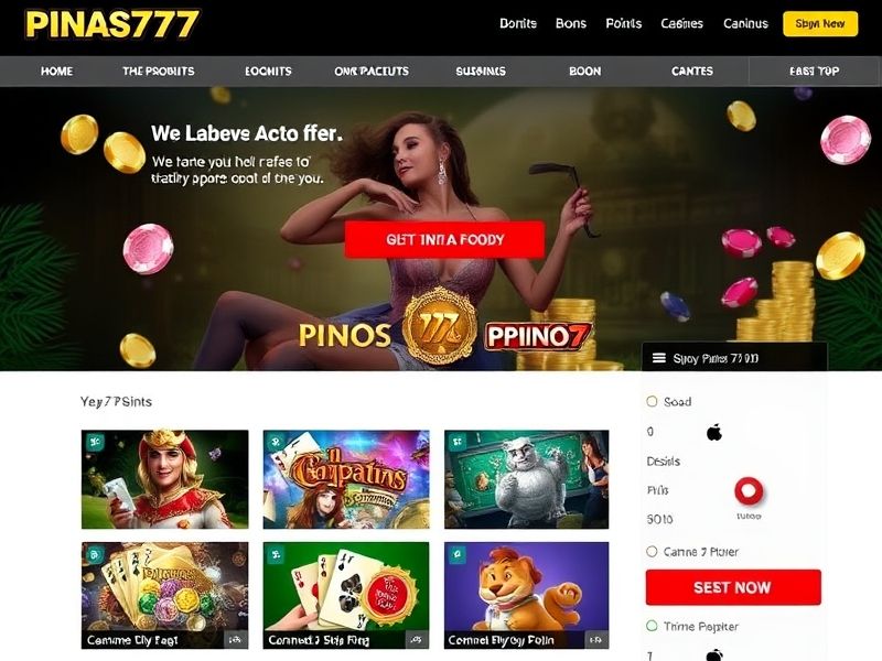Discover the ultimate gambling experience at Pinas777.com! Explore exclusive online casino games, slots, poker, and roulette. Trusted platform with expert guides for players of all levels.